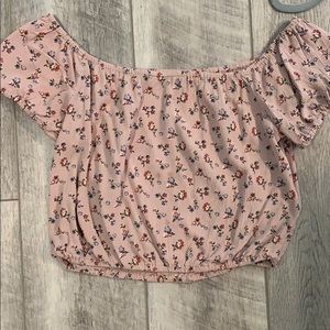 american eagle floral shirt